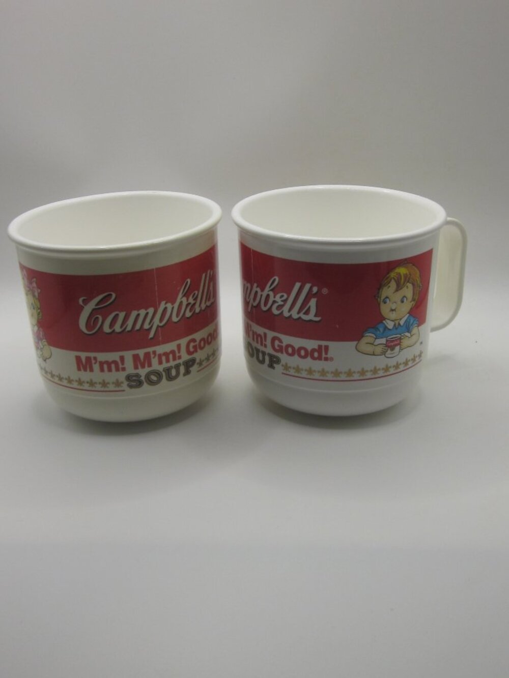 Plastic Campbell Soup Mugs